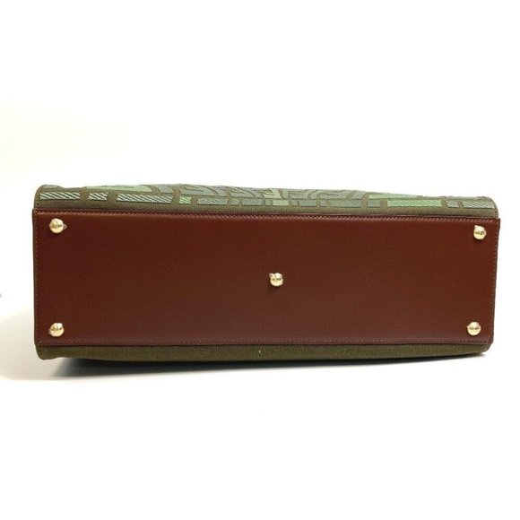 FENDI FF total pattern Peekaboo X Tote 2WAY Shoulder Bag Tote Bag - Picture 8 of 12